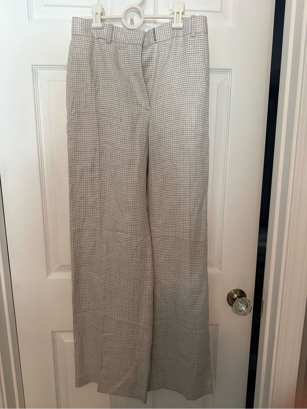 Theory Wide Linen Blend Trousers Runs Big! Size 00 Runs 0 / 2 NWT - Picture 2 of 5